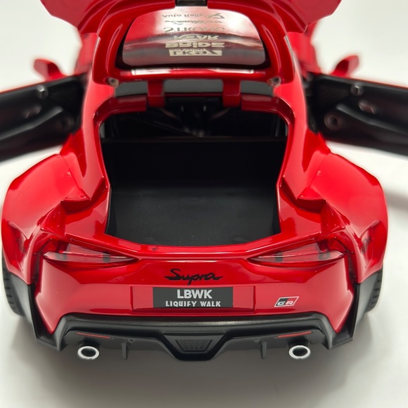 1:22 2022 Toyota Supra GR Liberty Walk With LED Headlight and TAIL LIGHT Diecast - Picture 7 of 10